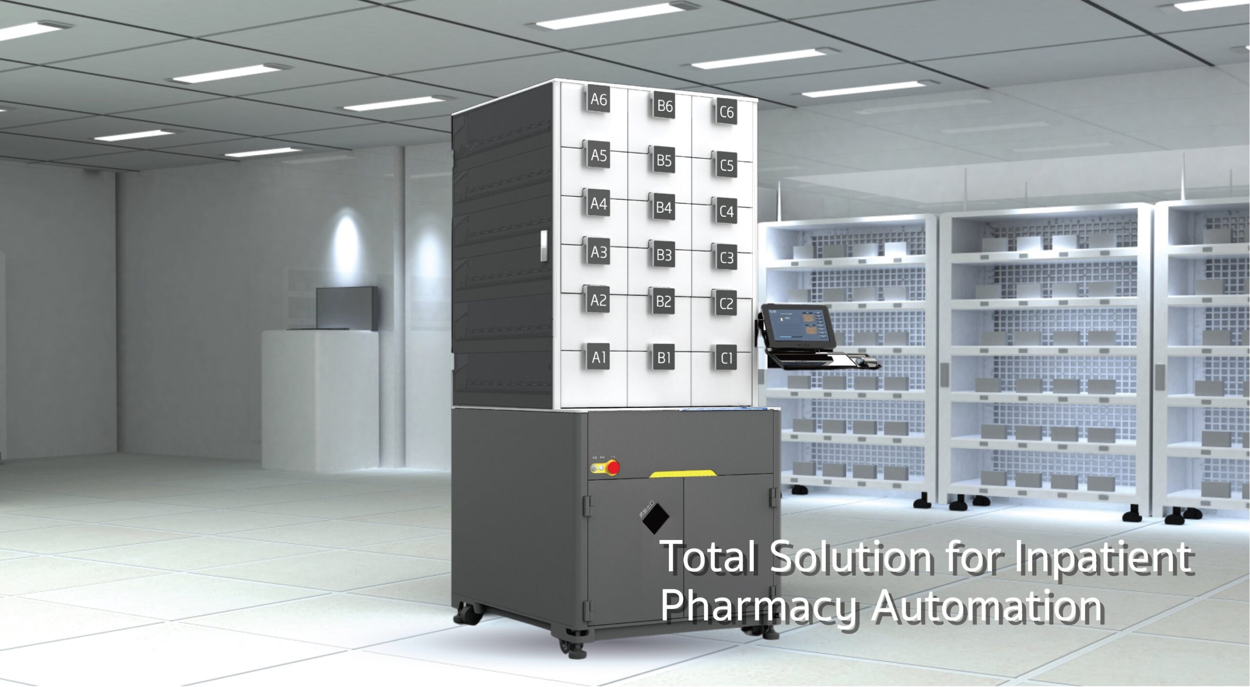 IPD Pharmacy Robot Unit Dose Machine - Photo in Pharmacy Room