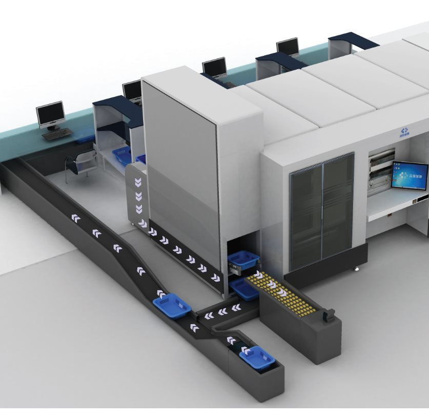 OPD Pharmacist Automation Robot 3D Converyor and Machine -Nippon SySits
