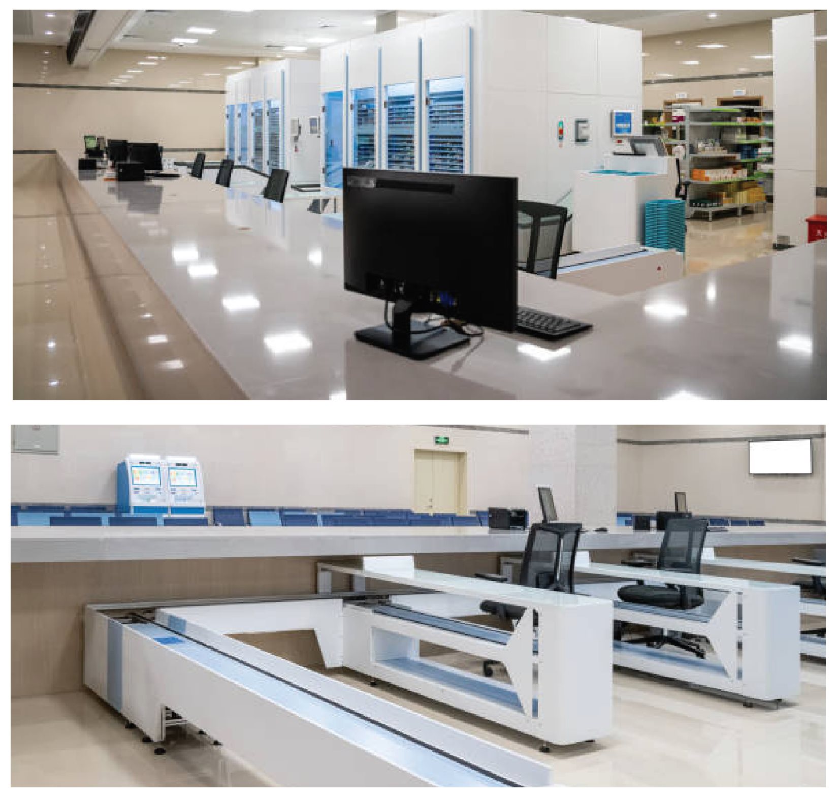 OPD Pharmacist Automation Robot Sample Real Photo how it look like at Pharmacist Window-Nippon SySits