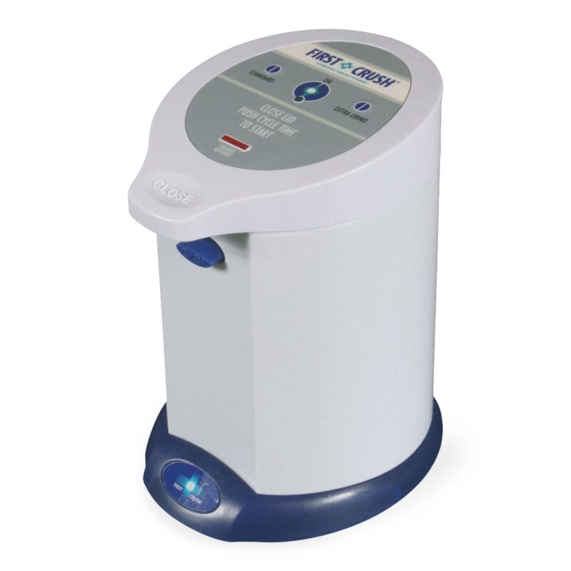 MEDLINE First Crush เครื่องบดเม็ดยาระบบอิเล็กทรอนิกส์สำหรับบดเม็ดยาหลายเม็ดพร้อมกัน