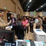 Healthcare professionals attending Nippon SySits booth at Cyber Security 2024 | บุคลากรทางการแพทย์เยี่ยมชมบูธของนิปปอน ไซซิทส์ ในงาน