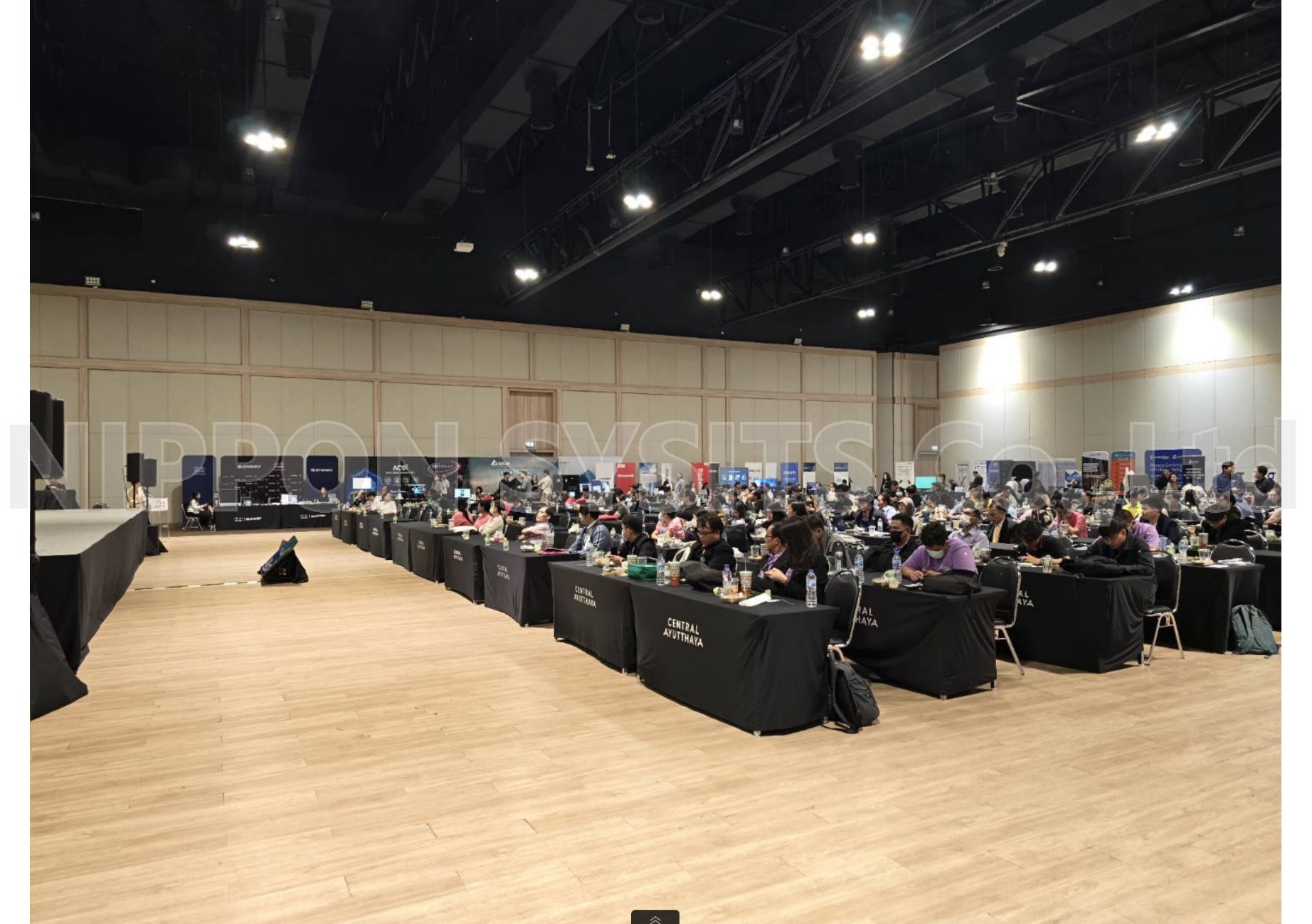 Overview of Nippon SySits booth at Cyber Security 2024 | ภาพรวมบูธของนิปปอน ไซซิทส์ ในงาน Healthcare Cyber Security 2024