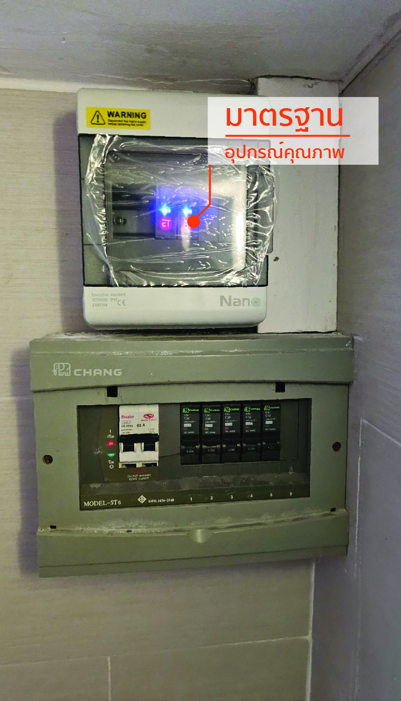 อุปกรณ์ควบคุมคุณภาพสูงติดตั้งในโรงแรม