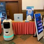 HAPYbot หุ่นยนต์ขนส่งในโรงพยาบาล จัดแสดงในงานประชุมวิชาการ นครศรีธรรมราช | HAPYbot hospital transport robot exhibited at the Nakhon Si Thammarat Conference