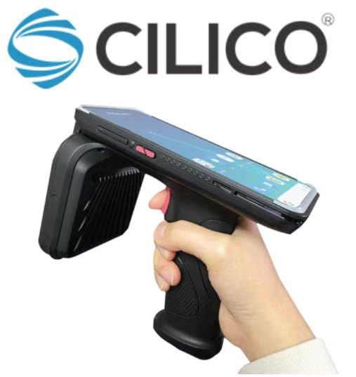เครื่องยิง RFID แบบพกพาจาก CILICO สำหรับระบบติดตามครุภัณฑ์ HAPYsearch | CILICO Handheld RFID Scanner for use with HAPYsearch RTLS